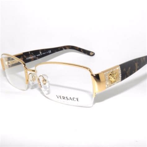 versace glass frames rose gold|18k gold glasses frames Versace.